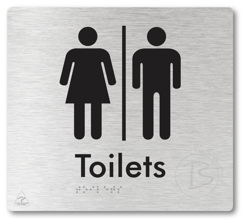 Toilets with Airlock - Braille Tactile Signs Aust.