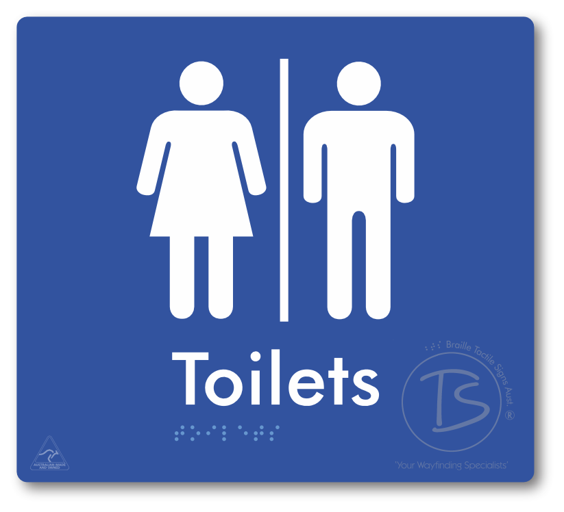 Toilets with Airlock - Braille Tactile Signs Aust.