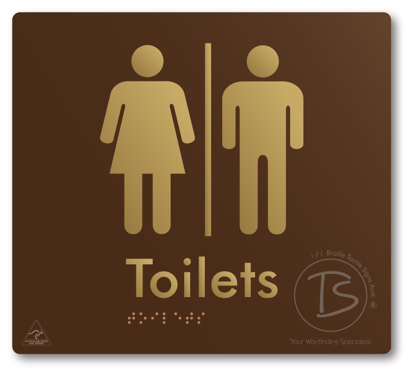 Toilets with Airlock - Braille Tactile Signs Aust.