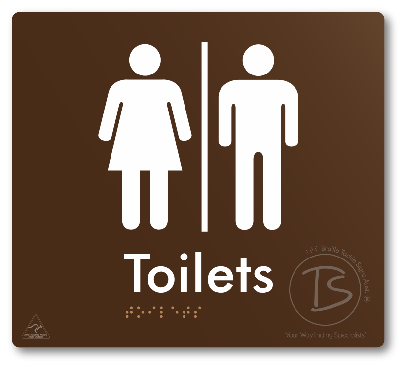 Toilets with Airlock - Braille Tactile Signs Aust.