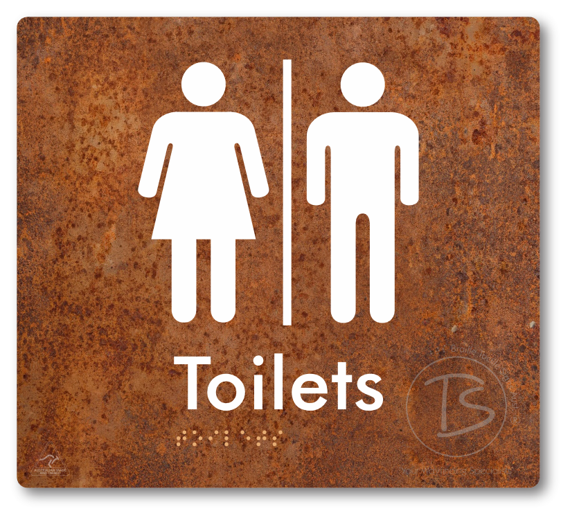 Toilets with Airlock - Braille Tactile Signs Aust.