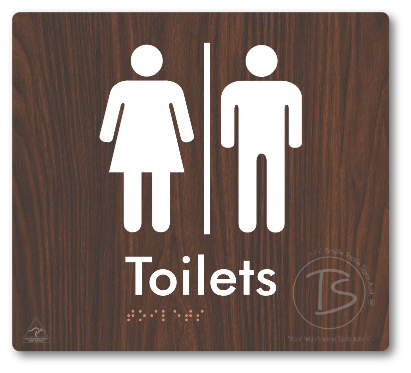 Toilets with Airlock - Braille Tactile Signs Aust.