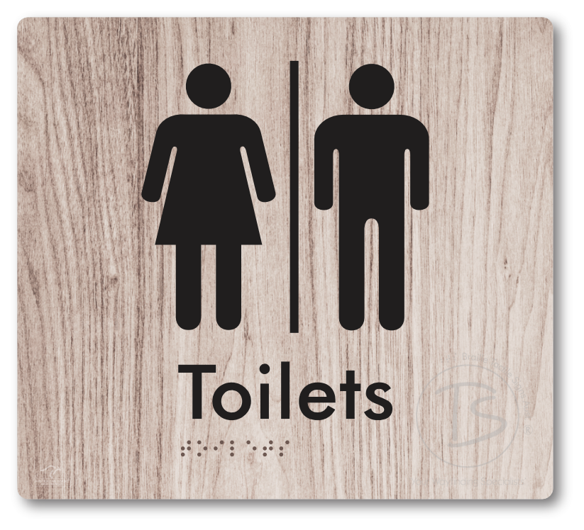 Toilets with Airlock - Braille Tactile Signs Aust.