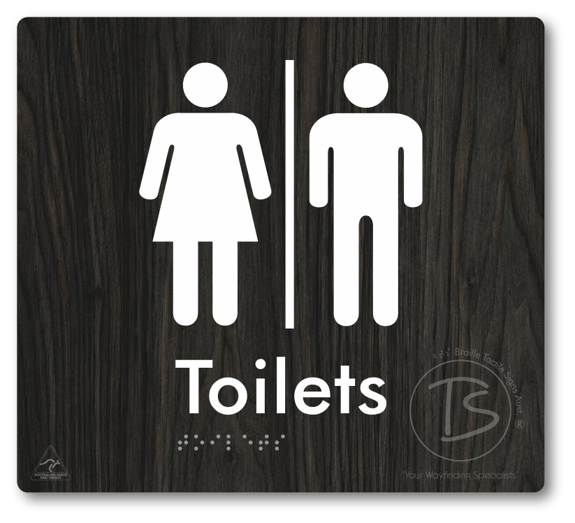 Toilets with Airlock - Braille Tactile Signs Aust.
