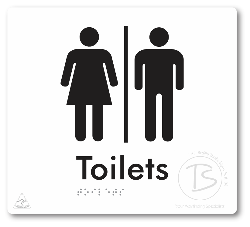 Toilets with Airlock - Braille Tactile Signs Aust.