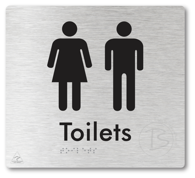 Toilets - Braille Tactile Signs Aust.