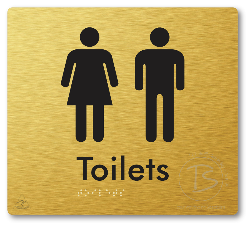 Toilets - Braille Tactile Signs Aust.