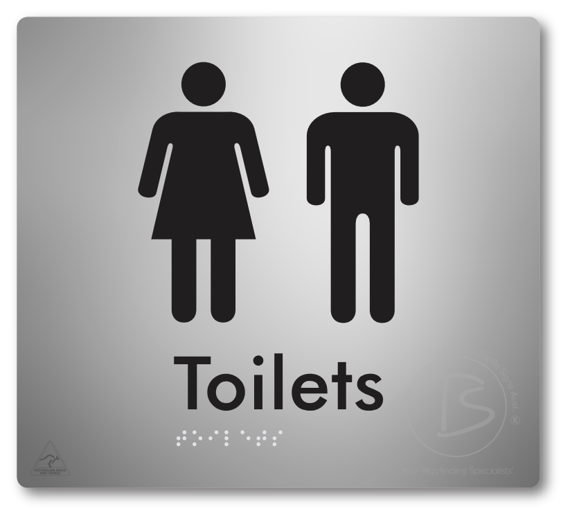 Toilets - Braille Tactile Signs Aust.