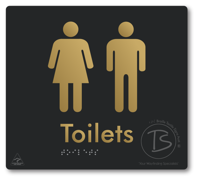 Toilets - Braille Tactile Signs Aust.