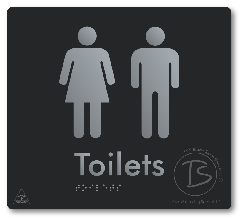 Toilets - Braille Tactile Signs Aust.