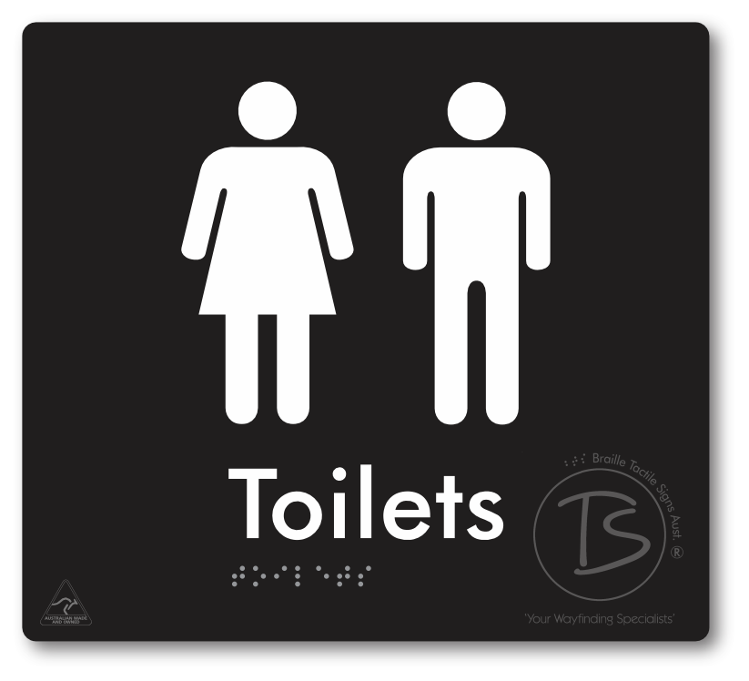 Toilets - Braille Tactile Signs Aust.