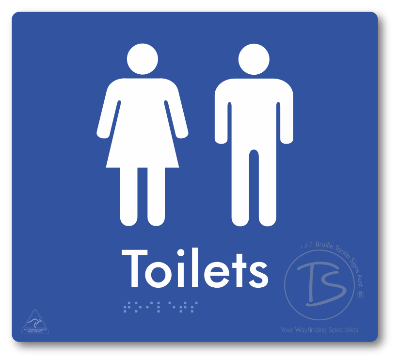 Toilets - Braille Tactile Signs Aust.