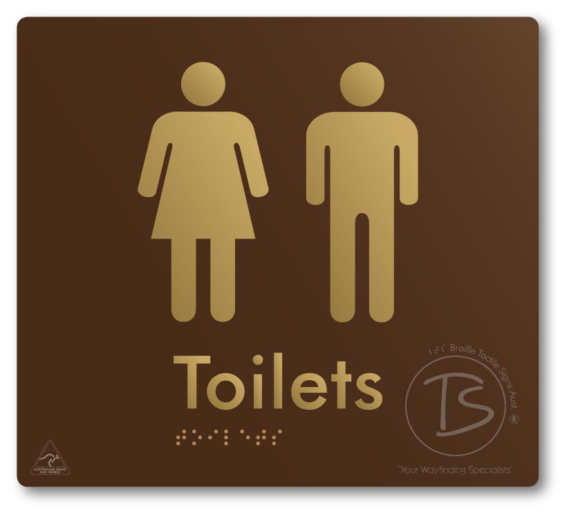 Toilets - Braille Tactile Signs Aust.