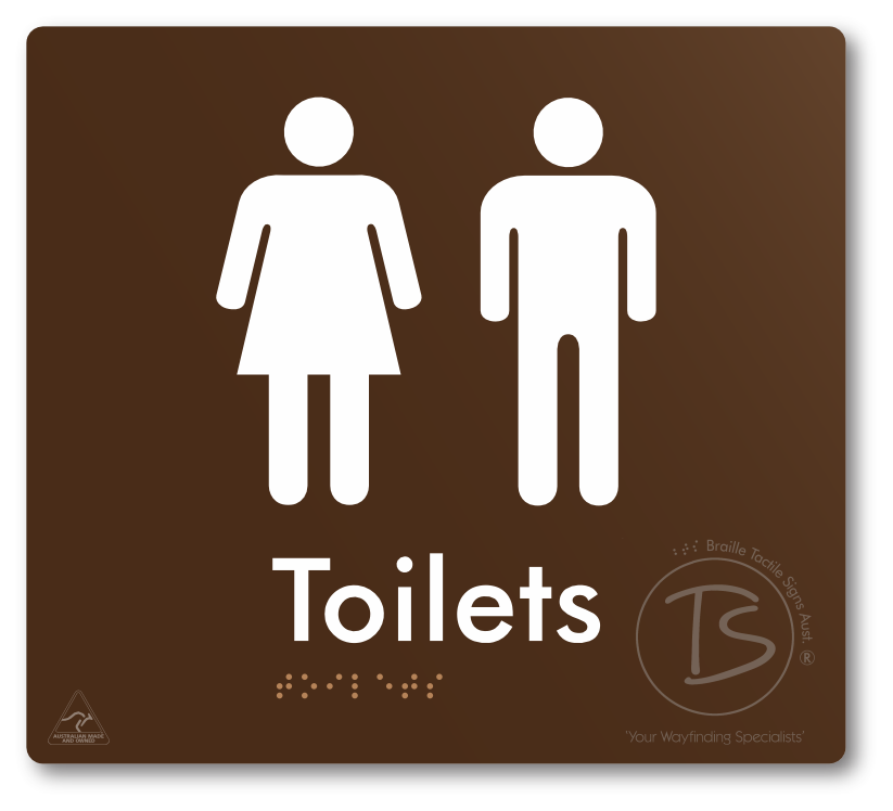 Toilets - Braille Tactile Signs Aust.