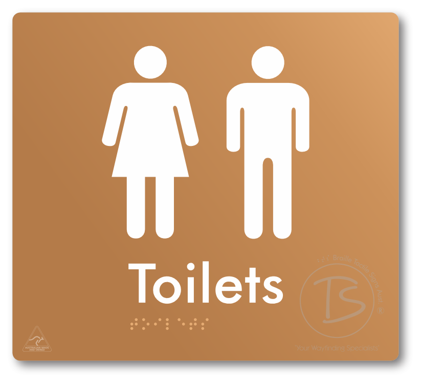Toilets - Braille Tactile Signs Aust.