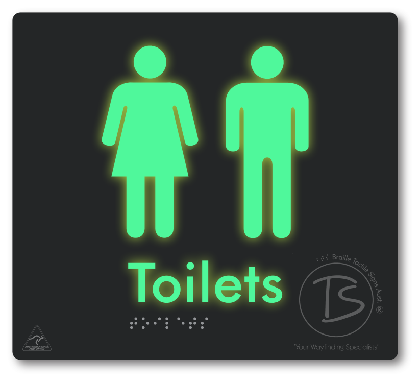 Toilets - Braille Tactile Signs Aust.