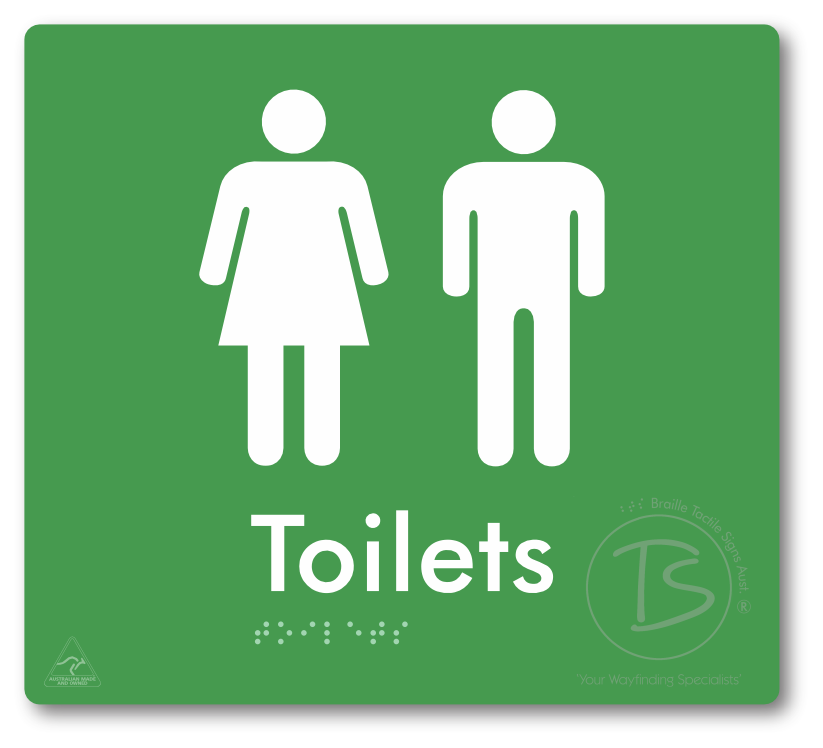 Toilets - Braille Tactile Signs Aust.