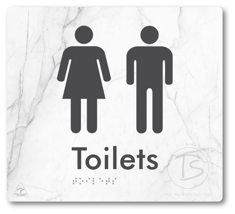Toilets - Braille Tactile Signs Aust.