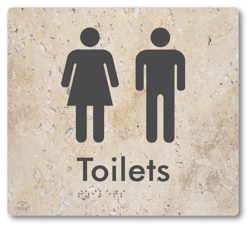 Toilets - Braille Tactile Signs Aust.