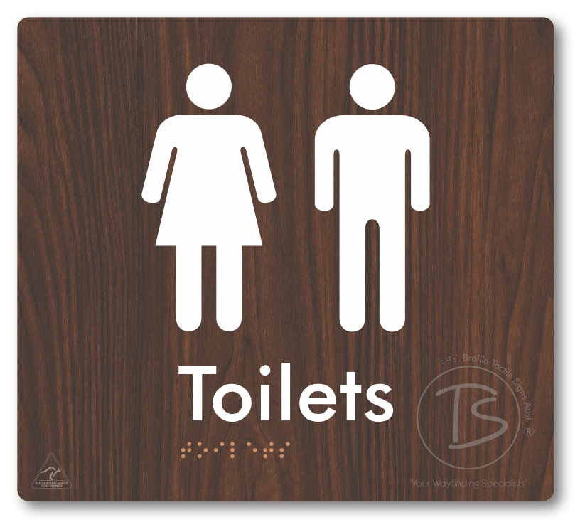 Toilets - Braille Tactile Signs Aust.