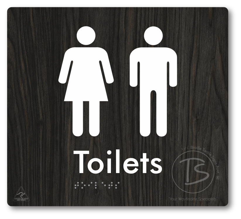 Toilets - Braille Tactile Signs Aust.