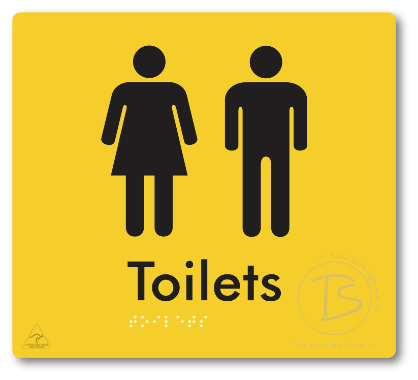 Toilets - Braille Tactile Signs Aust.