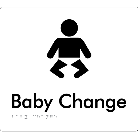 Baby Change - Braille Tactile Signs Aust.
