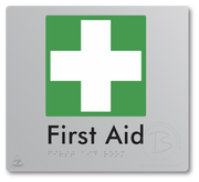 First Aid Room - Braille Tactile Signs Aust.