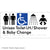 Unisex Accessible Toilet LH / Shower / Baby Change
