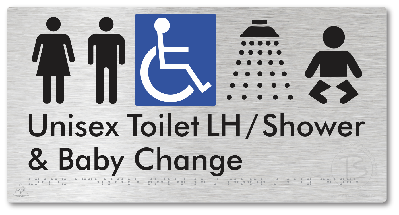 Unisex Accessible Toilet LH / Shower / Baby Change