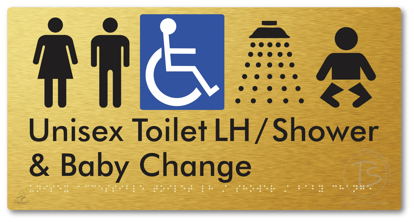 Unisex Accessible Toilet LH / Shower / Baby Change