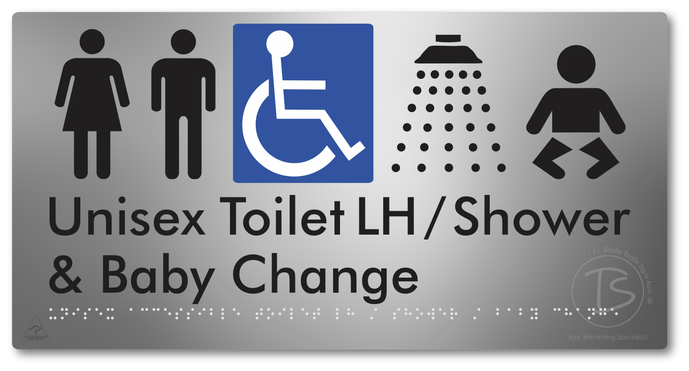 Unisex Accessible Toilet LH / Shower / Baby Change