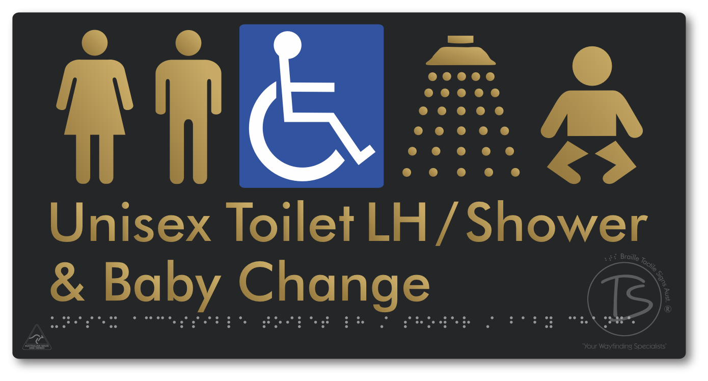 Unisex Accessible Toilet LH / Shower / Baby Change