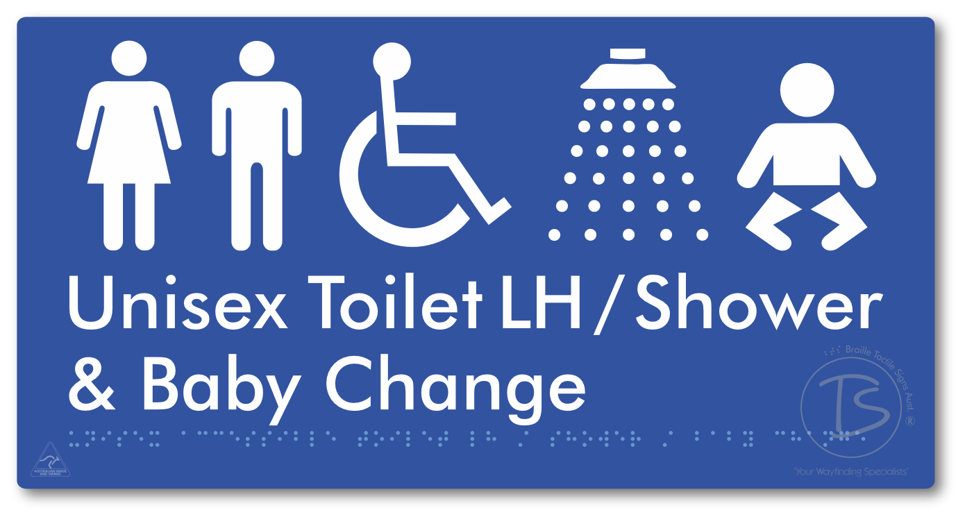 Unisex Accessible Toilet LH / Shower / Baby Change
