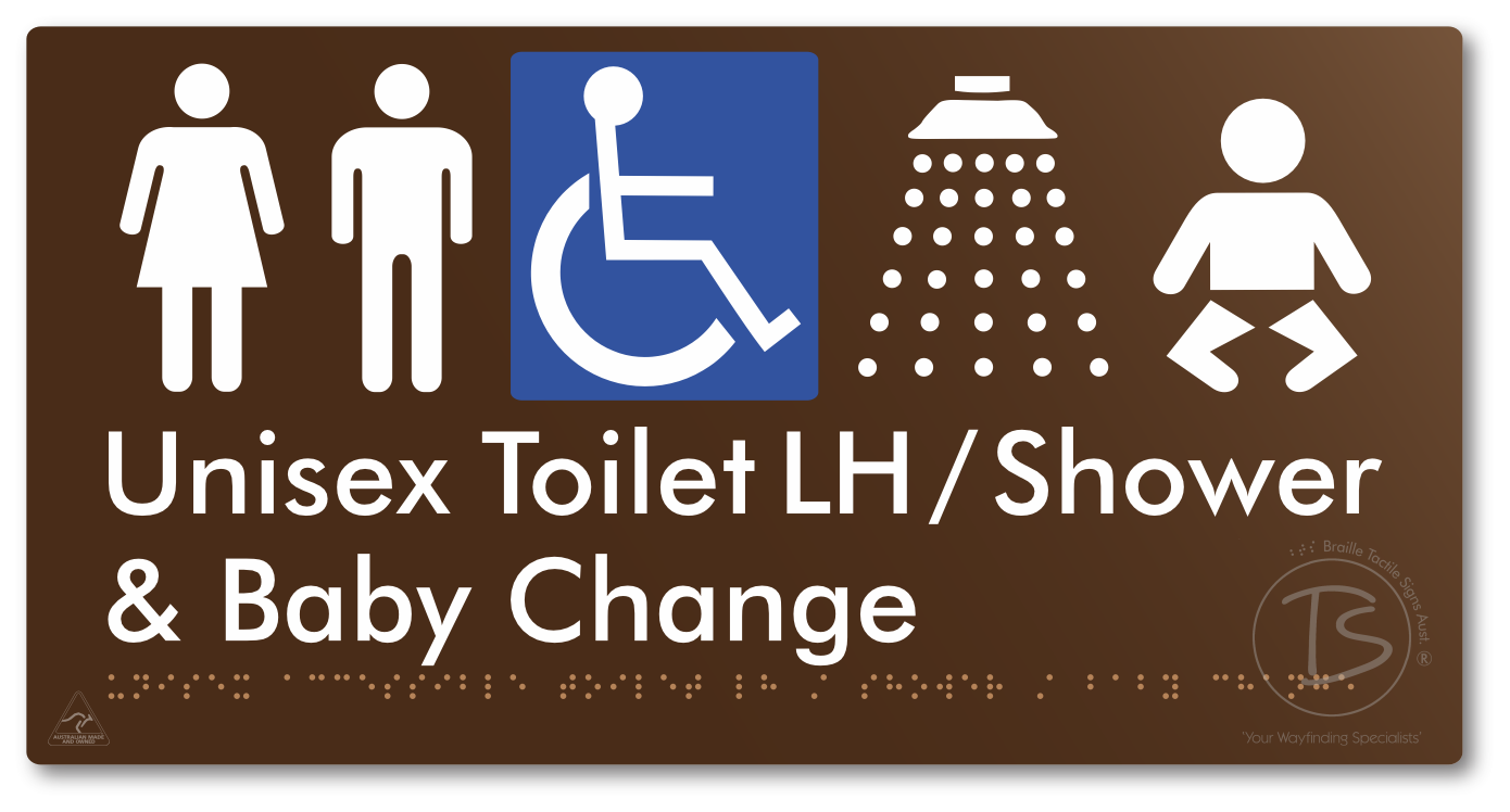Unisex Accessible Toilet LH / Shower / Baby Change
