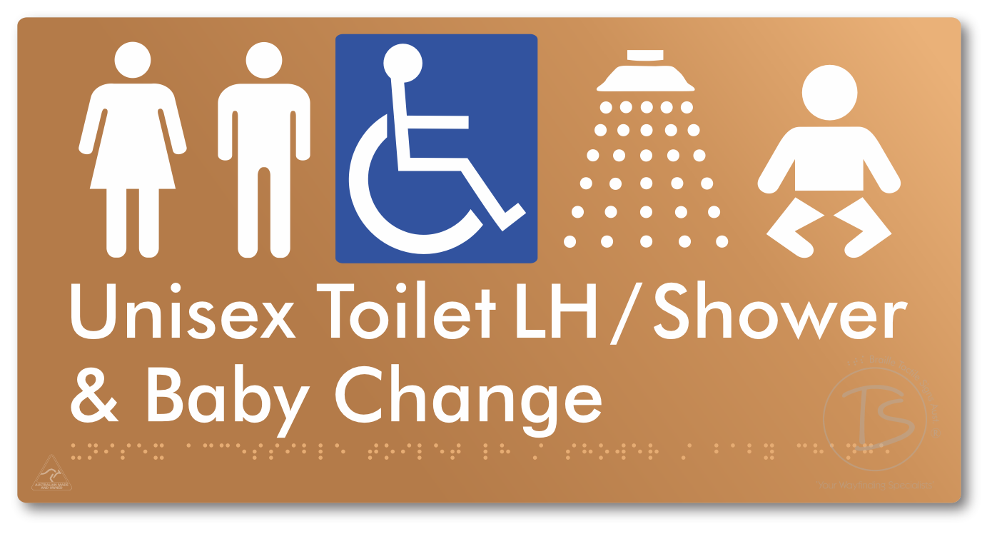 Unisex Accessible Toilet LH / Shower / Baby Change