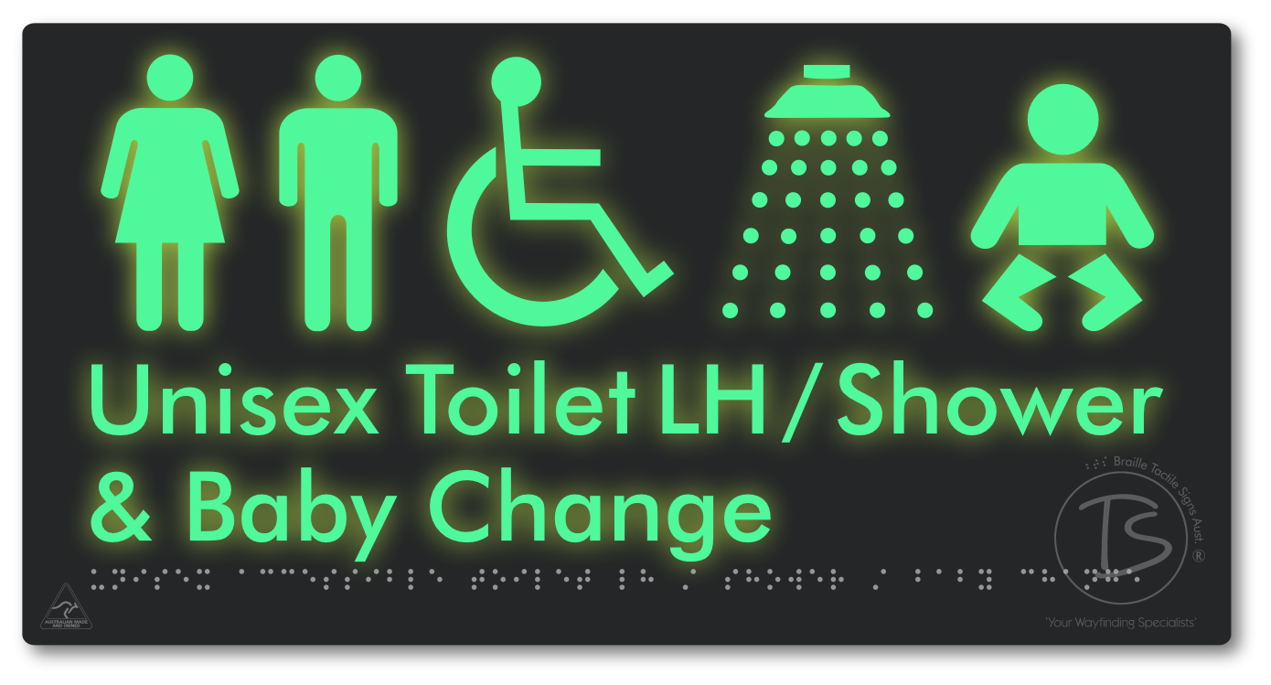 Unisex Accessible Toilet LH / Shower / Baby Change