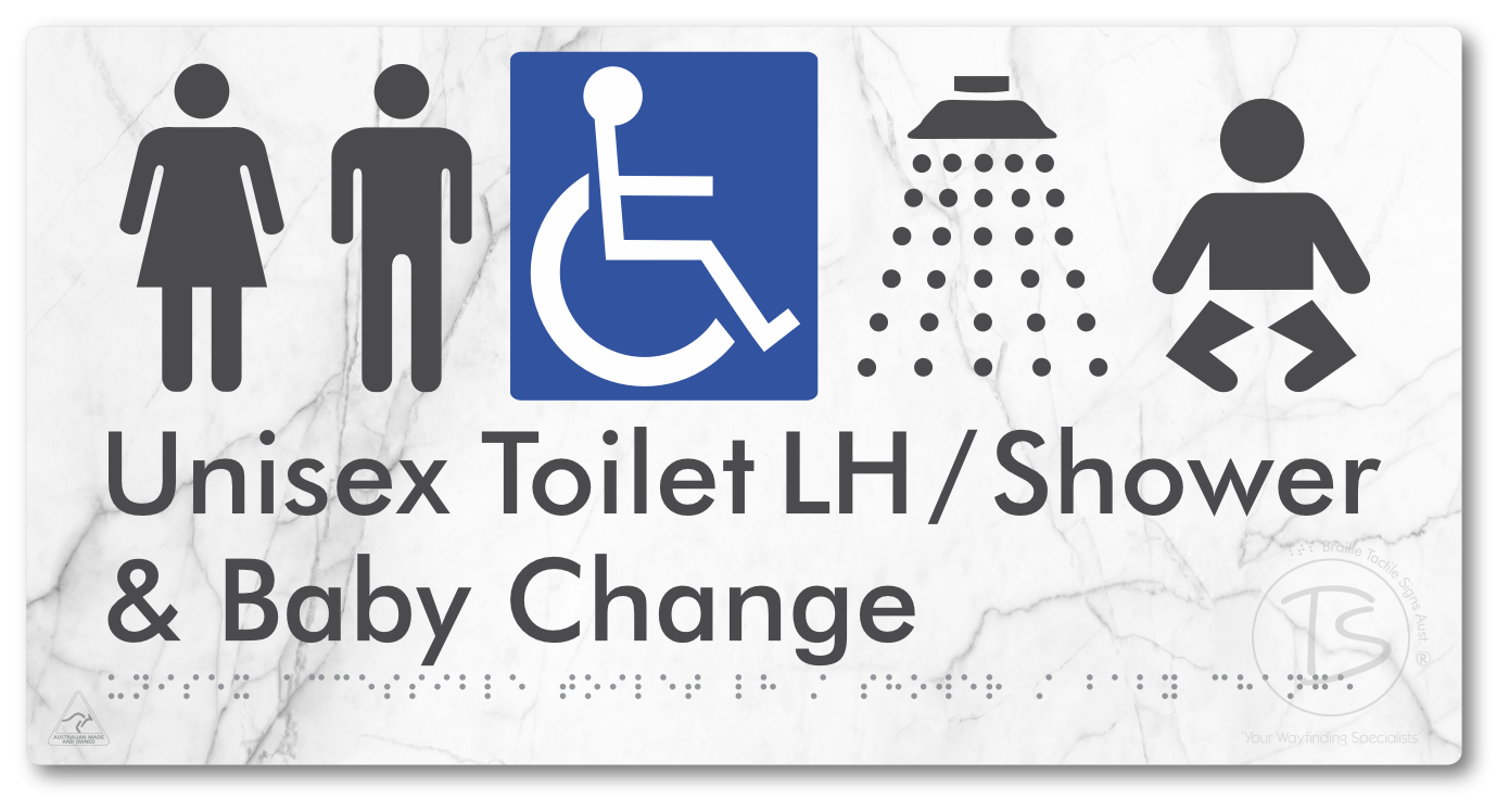 Unisex Accessible Toilet LH / Shower / Baby Change