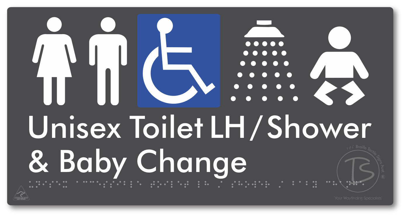 Unisex Accessible Toilet LH / Shower / Baby Change