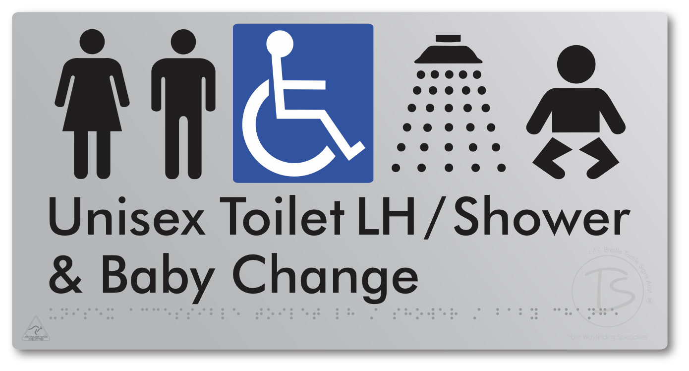 Unisex Accessible Toilet LH / Shower / Baby Change