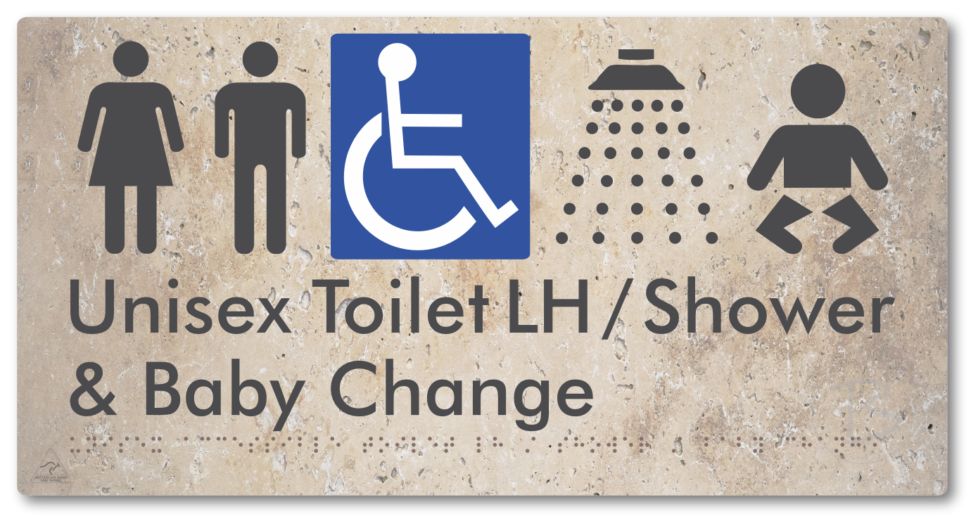 Unisex Accessible Toilet LH / Shower / Baby Change