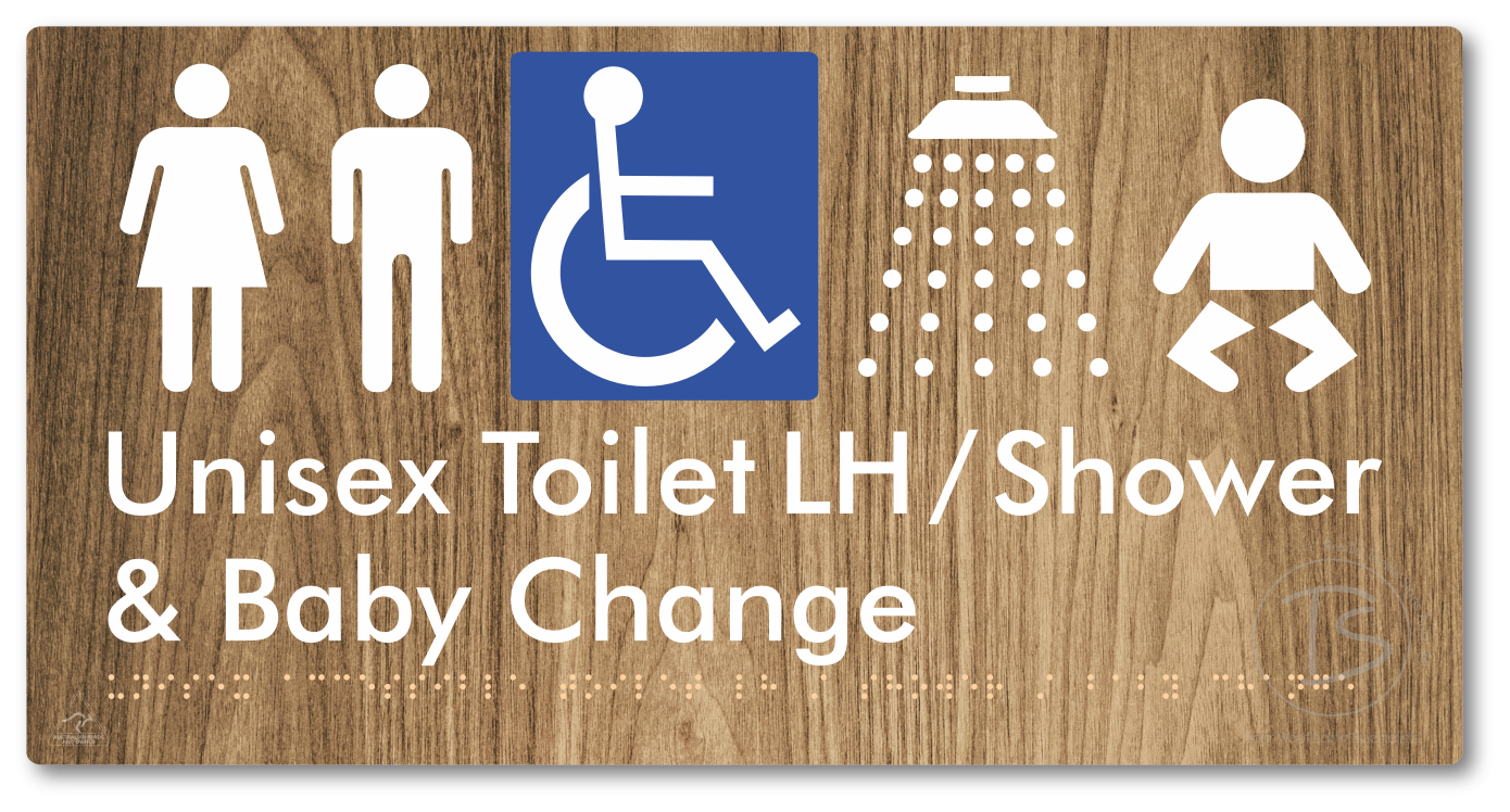 Unisex Accessible Toilet LH / Shower / Baby Change