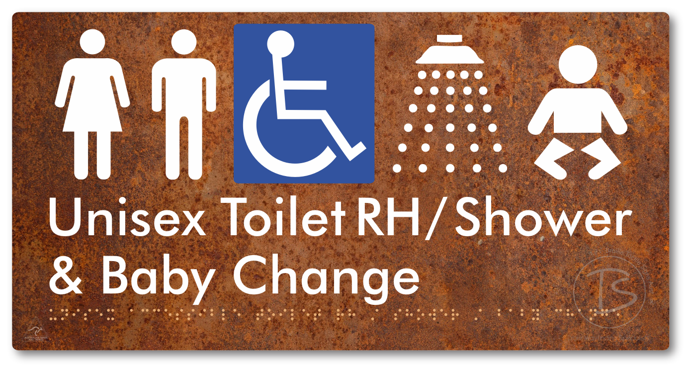 Unisex Accessible Toilet RH / Shower / Baby Change