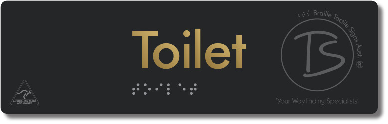 Toilet - Braille Tactile Signs Aust.