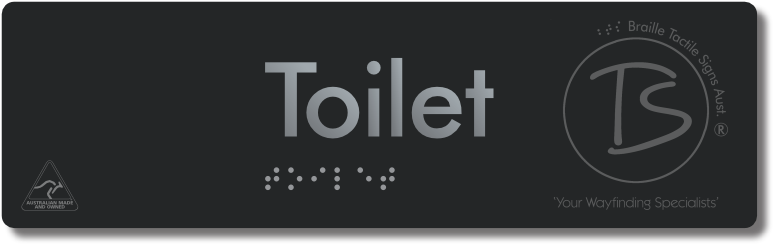 Toilet - Braille Tactile Signs Aust.