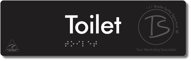 Toilet - Braille Tactile Signs Aust.
