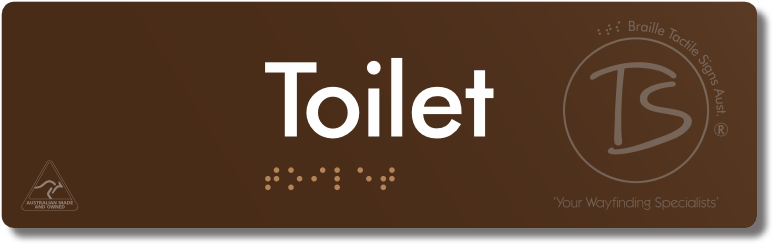 Toilet - Braille Tactile Signs Aust.