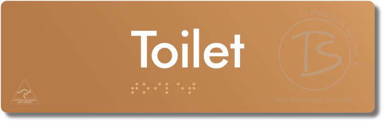 Toilet - Braille Tactile Signs Aust.