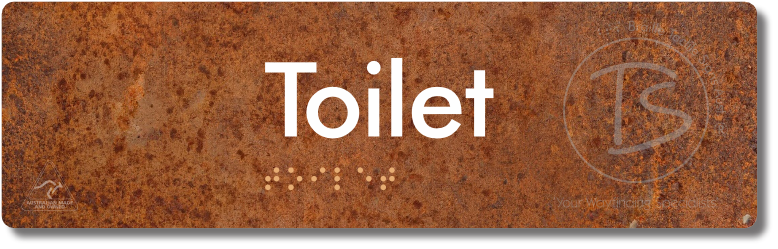 Toilet - Braille Tactile Signs Aust.