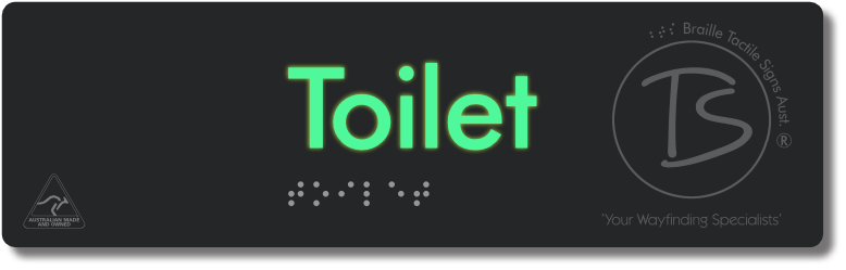 Toilet - Braille Tactile Signs Aust.